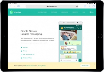 Whatsapp iPad üçün versiyasını təqdim edəcək 