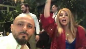 Aygün Kazımovanın gecə əyləncəsindən VİDEO yayıldı