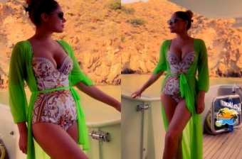 Nigar Fransada belə dincəlir