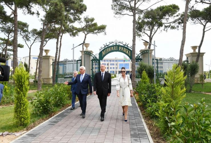 İlham Əliyev Pirallahıda “Mirvari” Park Kompleksinin açılışında iştirak edib - <span style="color:red;">YENİLƏNİB-1 