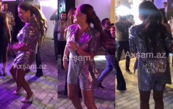 Azərbaycanlı müğənnidən möhtəşəm rəqs - Video