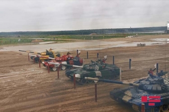 Tankçılarımız Rusiyada 24 ölkə arasında 4-cü oldu - <span style="color:red;">FOTO 