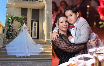 Fatimənin qızının toyundan GÖRÜNTÜLƏR