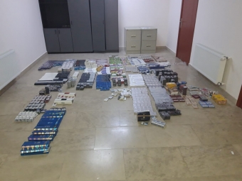  Külli miqdarda aksiz markasız siqaret aşkarlandı