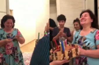 Əməkdar artist doğum günündə <span style="color:red;">SÜRPRİZLƏ  qarşılaşdı