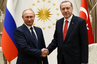 Putin və Ərdoğan arasında görüş başlayıb