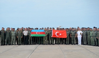 Hərbi təlimlərdə iştirak edəcək Türkiyə heyətinin növbəti qrupu Azərbaycanda - VİDEO