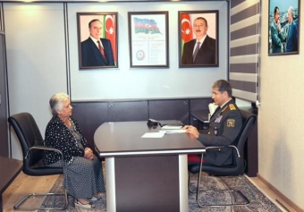 Vilayət Eyvazov Şəkidə vətəndaşları qəbul edib - FOTO