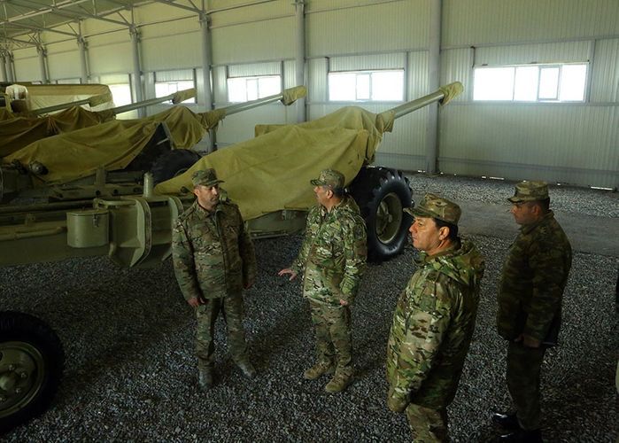Zakir Həsənov cəbhəboyu zonada: döyüş hazırlığını yoxlanıldı - FOTO - VİDEO