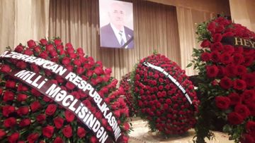 Deputat Yevda Abramovla vida mərasimi keçirilir - FOTO