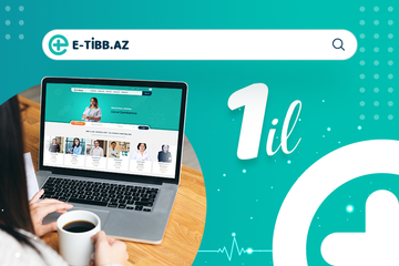 “e-tibb.az”ın  1 yaşı oldu