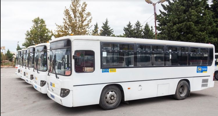 Dekabrın 31-də Sumqayıt, Abşeron və Masazıra işləyən avtobuslar səhərədək fəaliyyət göstərəcək