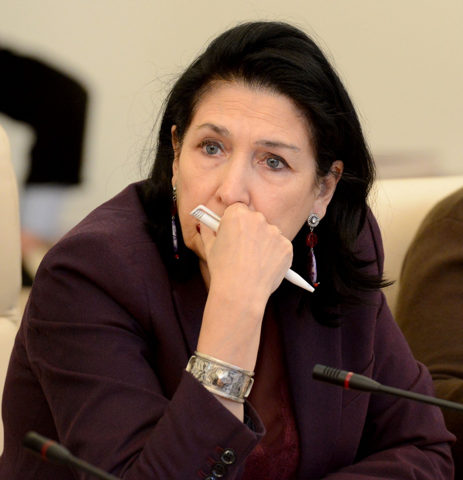 Gürcüstan prezidenti Qaxda  tarixi abidələri ziyarət edib