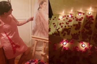 Elza Seyidcahana gecə yarısı sürprizi - VİDEO