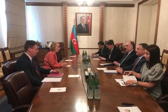 Elmar Məmmədyarov Böyük Britaniya səfirini diplomatik fəaliyyətinin baş çatması ilə əlaqədar qəbul edib