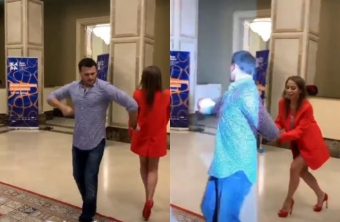 Emin Ağalarovun "Ləzginka" rəqsi - VİDEO