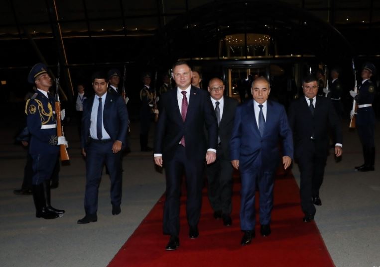 Polşa Prezidenti Andjey Dudanın Azərbaycana rəsmi səfəri başa çatıb