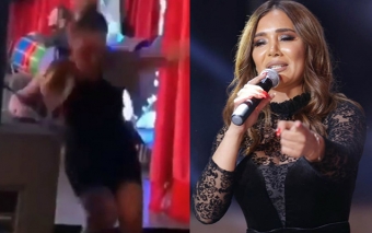 Azərbaycanlı müğənni yıxıldı - <span style="color:red;">Xəstəxanalıq oldu  -<span style="color:red;"> VİDEO 