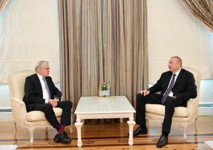 Prezident Niderland-Azərbaycan Dostluq Qrupunun sədrini qəbul edib