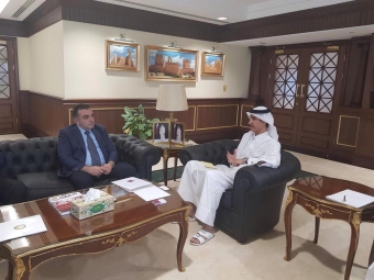 Səfir Rəşad İsmayılov Qətər Dövlətinin Gömrük Baş İdarəsinin sədri ilə görüşdü - FOTO