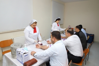 <span style="color:red;"> “Qan ver, həyat bəxş et!”  - DTX-da qanvermə aksiyası