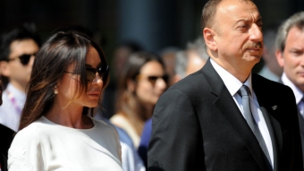 İlham Əliyev və Mehriban Əliyeva körpələr evi-uşaq bağçasının açılışında