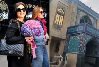 Sibel Can "Mir Mövsüm Ağa" ziyarətgahında - VİDEO