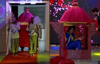 Xumar Qədimova verilişə 4 bəyin çiynində gəldi - FOTO - VİDEO