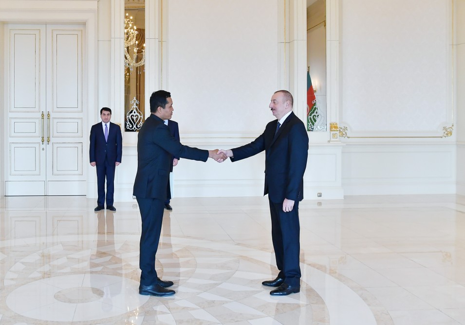 [b]Prezident Hindistanın yeni səfirinin etimadnaməsini qəbul edib[/b]