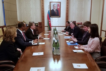 [b]ABŞ-ın yeni səfiri nazirlə görüşdə bunları söylədi[/b]