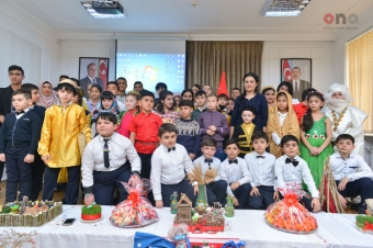 80 nömrəli məktəbdə Novruz şənliyi