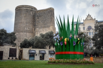 Bakıda Novruz gözəlliyi - <span style="color:red;">FOTOSESSİYA 