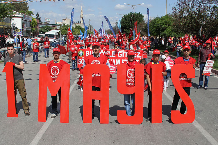 Türkiyədə 1 may nümayişi keçirilir
