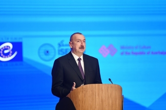 Prezident: "Yaxın qonşularımız və digər tərəfdaşlarımızla sıx əməkdaşlıq olmasa idi, biz tranzit ölkəyə çevrilə bilməzdik"