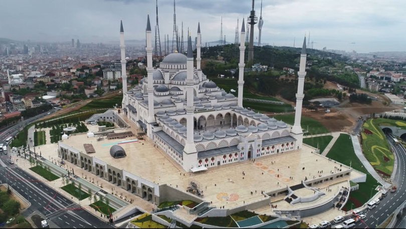 <b>Türkiyənin <span style="color:red;">ƏN BÖYÜK MƏSCİDİNİN  açılışına Ərdoğan da qatıldı - VİDEO</b>