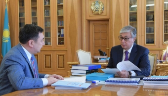 Qazaxıstan Prezidenti Beynəlxalq Türk Akademiyasının rəhbərini qəbul edib