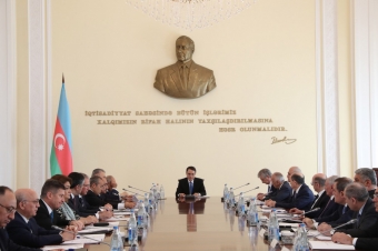 Nazirlər Kabinetinin iclası keçirildi