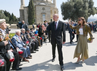 Prezident İlham Əliyev Həzi Aslanovun abidəsini ziyarət edib - <span style="color:red;">YENİLƏNİB  - FOTOLENT