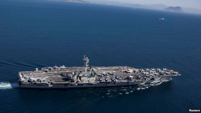 Admiral “USS Abraham Linkoln” gəmisinin ehtiyac olarsa, Hörmüz boğazına göndəriləcəyini bildirib