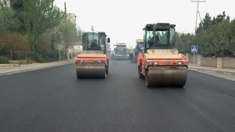 [b]Paytaxtın bu küçəsindəki yol əsaslı şəkildə təmir olunur[/b]