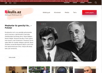 Kulis.az YENİ DİZAYNA keçdi