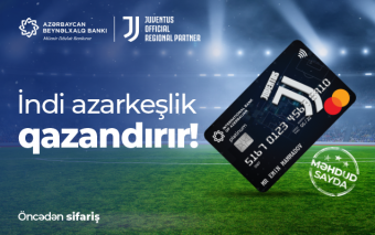 <font color=red>® </font> Azərbaycan Beynəlxalq Bankından yeni kart məhsulu: “Yuventus” co-brand kartı!  
