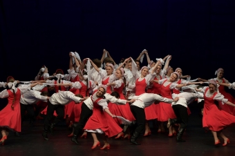 Rusiyanın İ.Moiseyev adına Dövlət Akademik Xalq Rəqsləri Ansamblı Bakıda çıxış edib - FOTOLENT