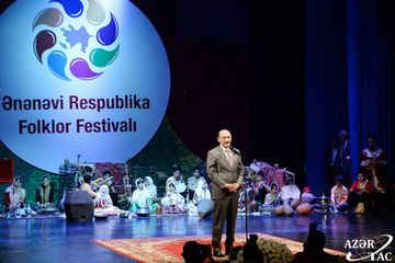 Folklor Festivalının bağlanış mərasimi oldu - FOTOSESSİYA