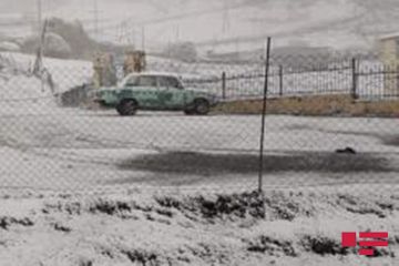 Azərbaycanın bu ərazilərinə 14 sm qar yağıb - FOTO