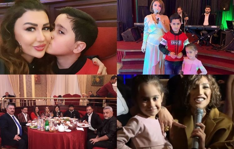 Azərbaycanlı müğənni oğlu üçün təmtəraqlı məclis qurdu - FOTO - VİDEO