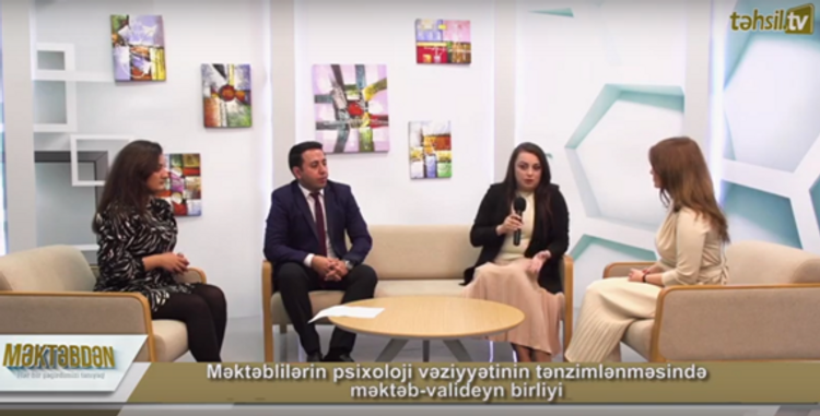 Valideynlər məktəbin psixoloqundan rahatca dəstək istəyə bilir?  - VİDEO