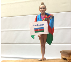 10 yaşlı azərbaycanlı qız 312 gimnast arasında 2-ci oldu