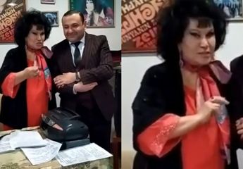 O da Zeynəb Xanlarova ilə görüşdü: "Mən hər adamla..." - VİDEO