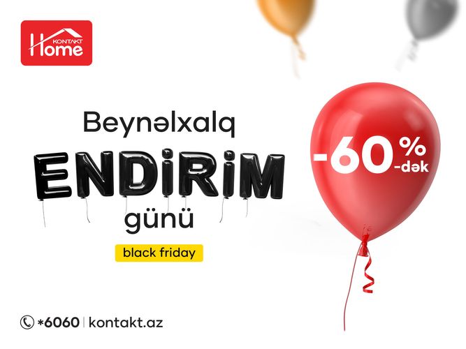 “Kontakt Home”da BLACK FRIDAY endirimləri...